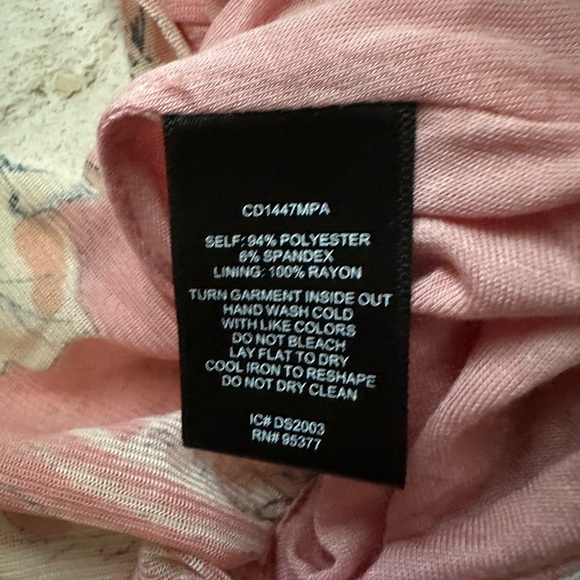 NWT Sanctuary pink floral wrap dress - Picture 10 of 10